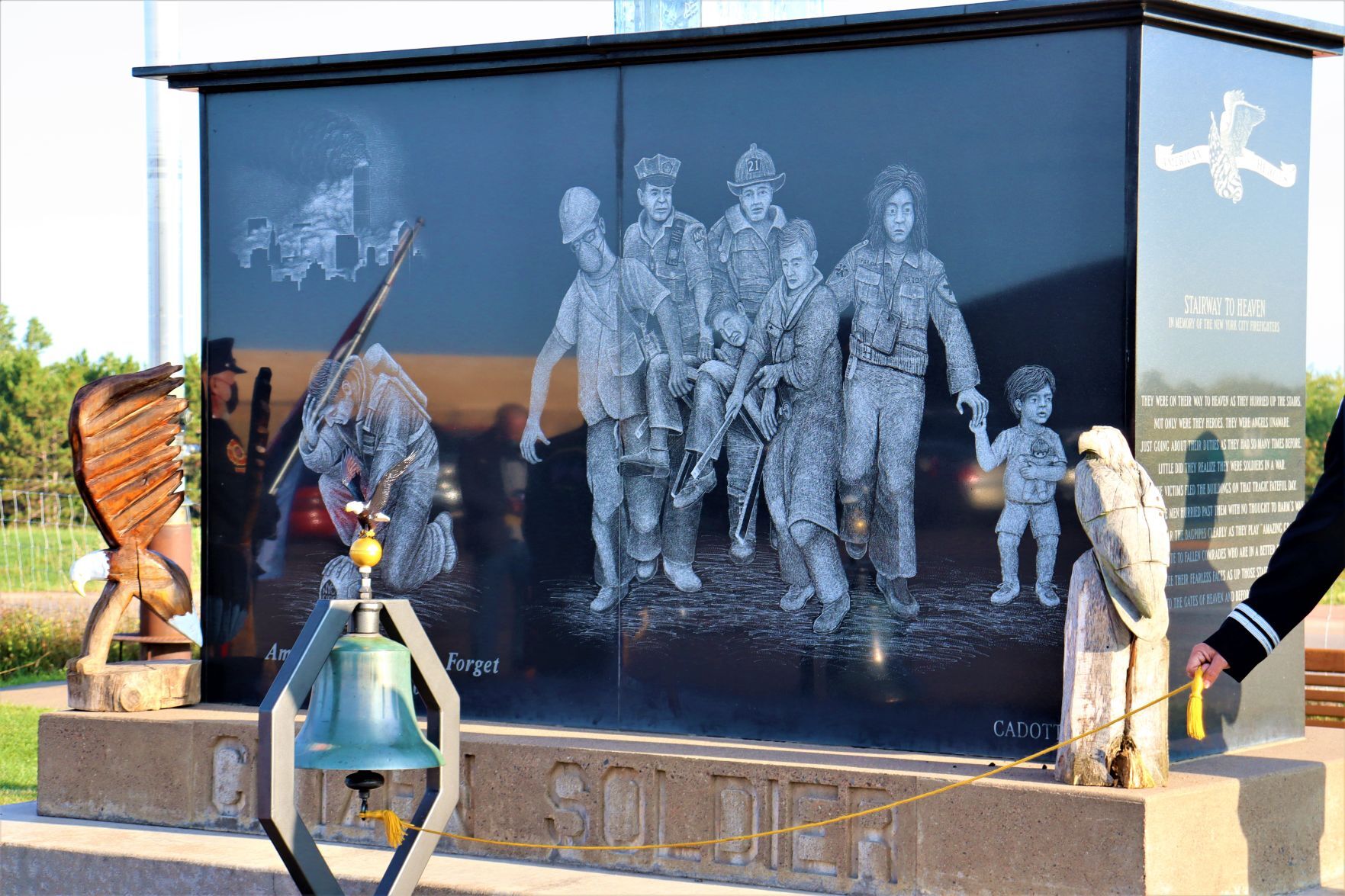 9/11 Tribute at the Citizen Soldier Monument in Cadott